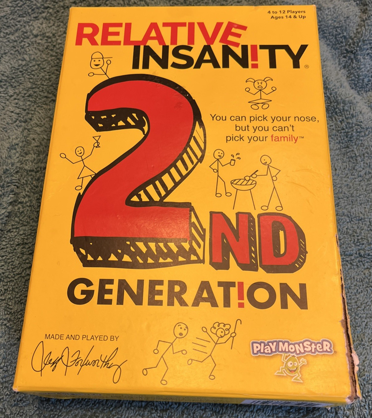 Relative Insanity 2nd Generation Party Game Jeff Foxworthy 4-12 Players 14+