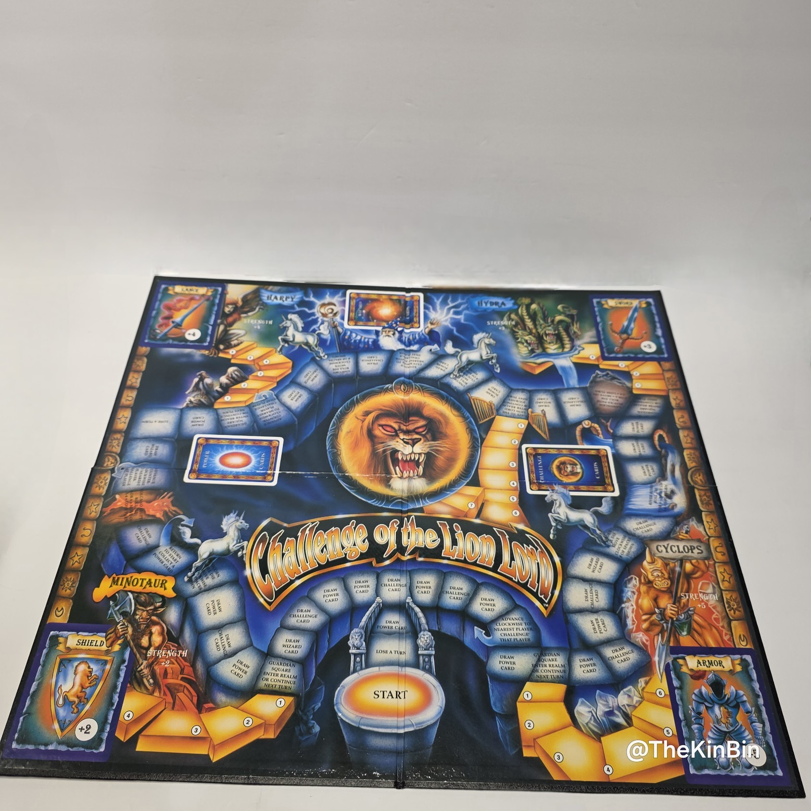 Challenge Of The Lion Lord 1995 Board Game Rare Vintage 100% Complete GUC