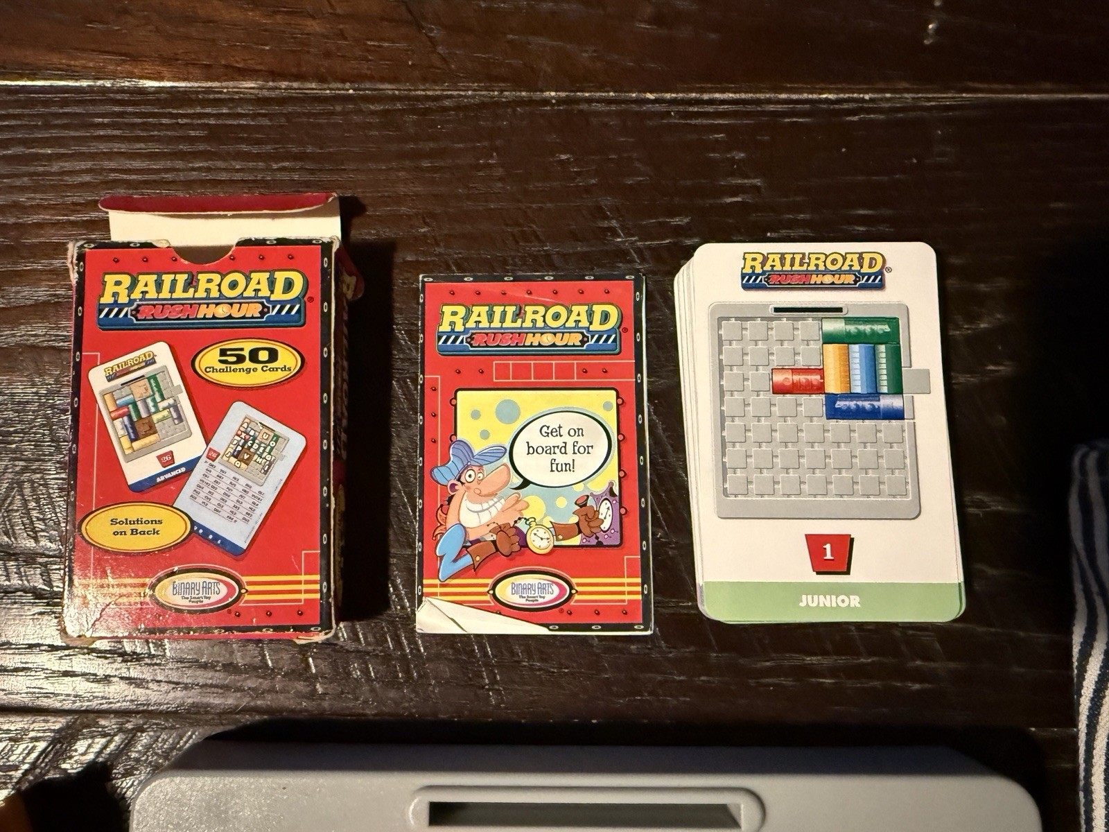 RAILROAD RUSH HOUR Train Escape Game complete Brain Teaser Puzzle Binary Arts