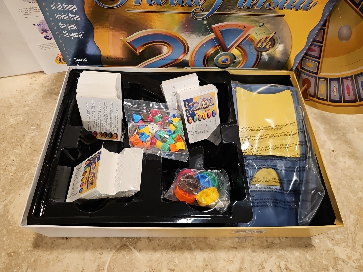 Trivial Pursuit 20th Anniversary Edition 2002 Hasbro Board Game Brand New
