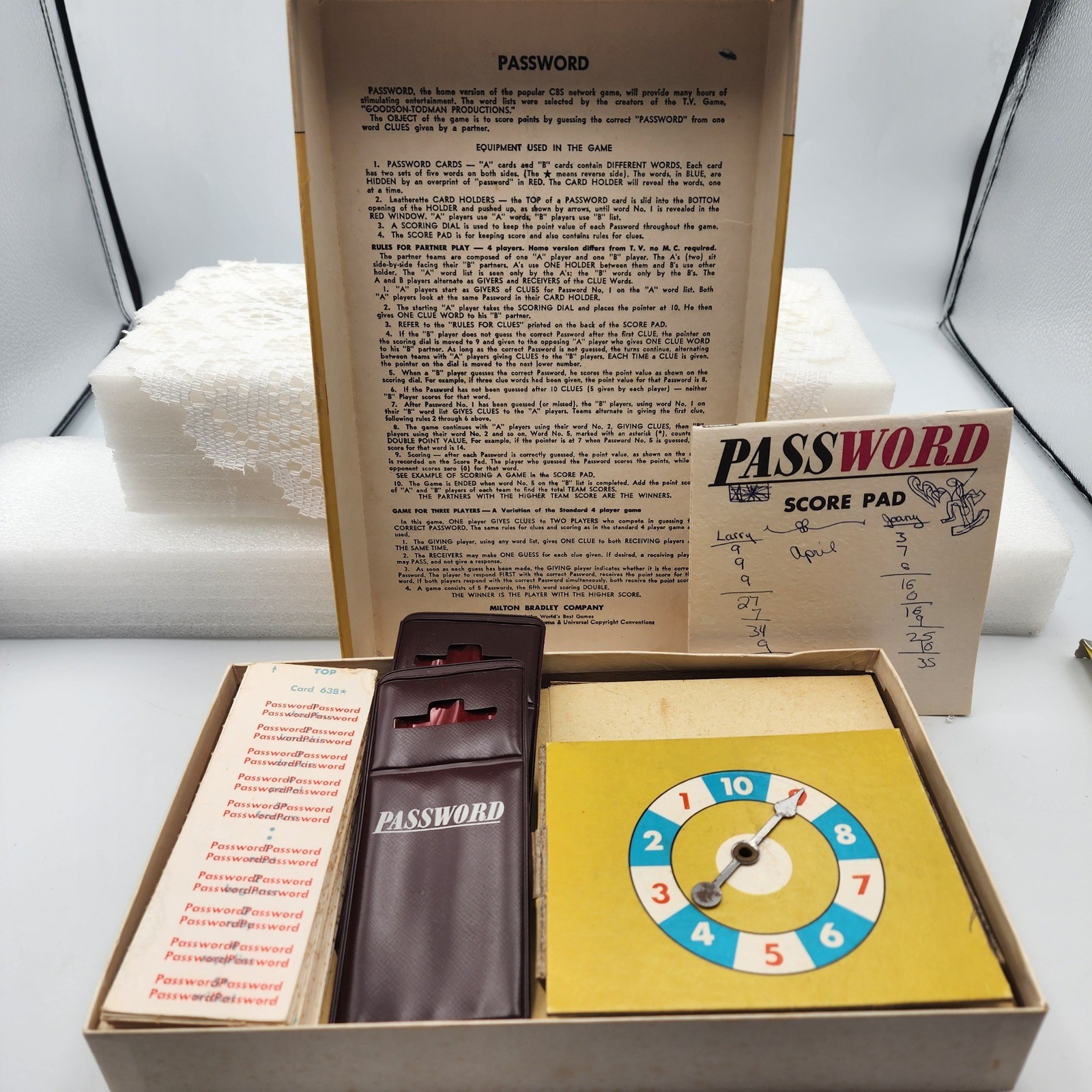 Milton Bradley New Password Volume Seven Board Game 4260 Vintage Family Fun