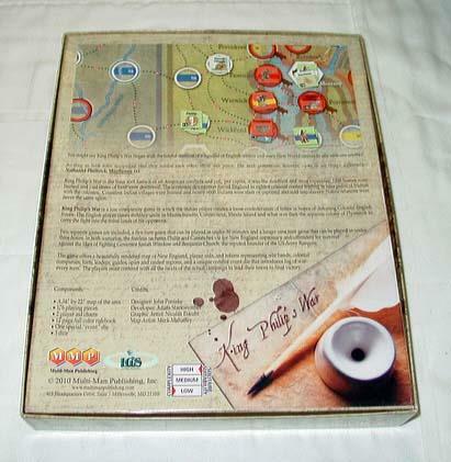 MMP – Multi-Man Publishing – King Philip’s War – (1675-1676) – (UNPUNCHED)