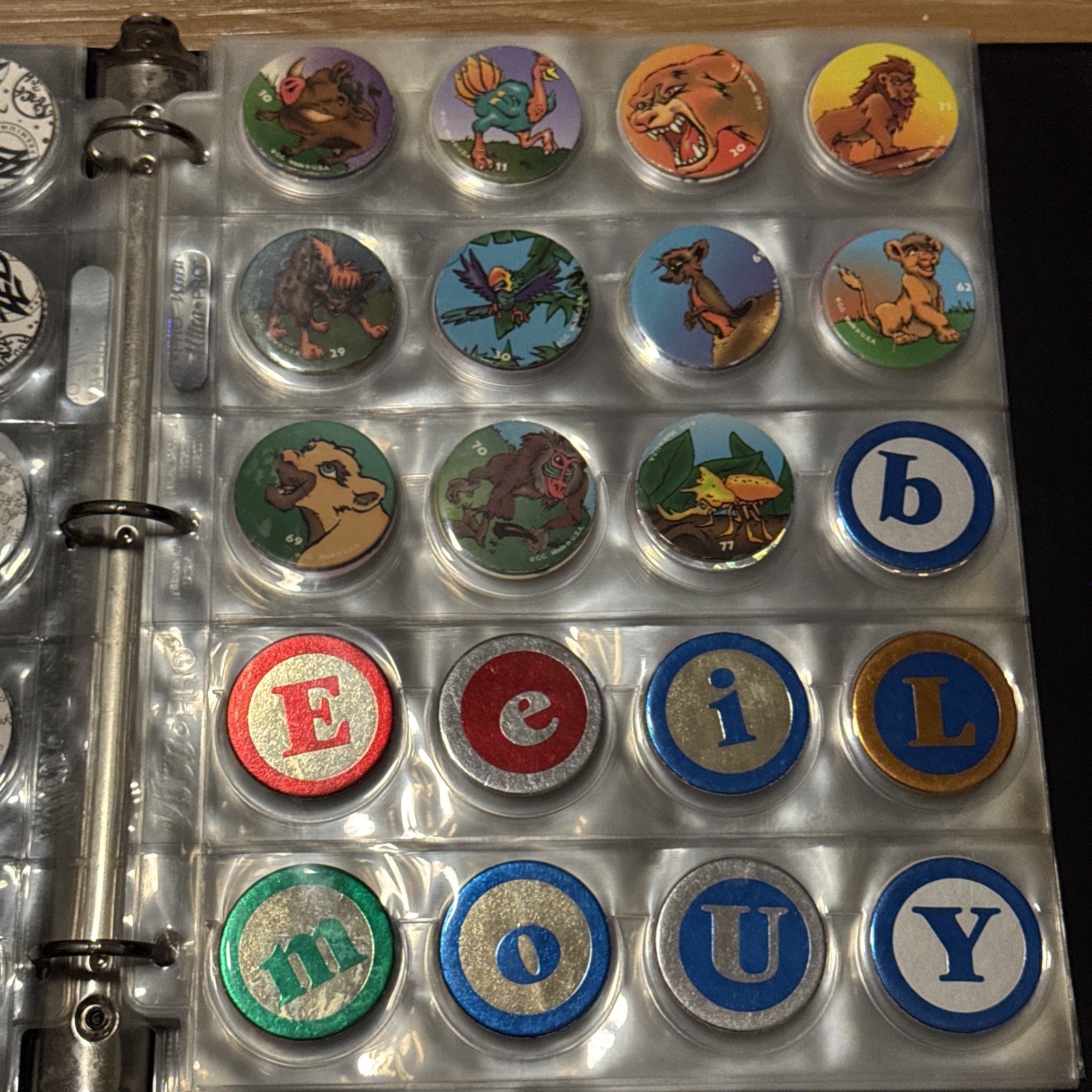 8 Page Pog Cap Collector Album With 160 Pogs