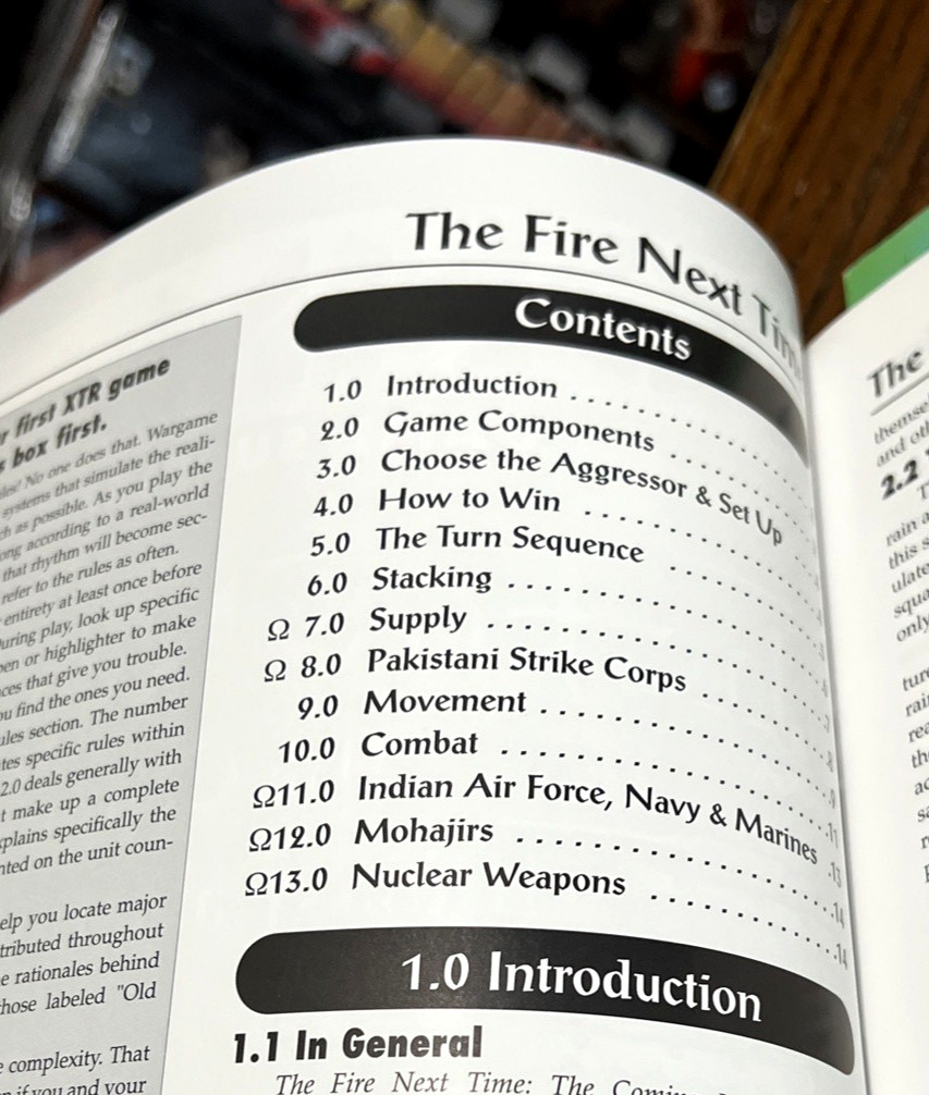 Command Magazine #51 -Game Only. The Fire Next Time (India-Pakistan War). Mint.