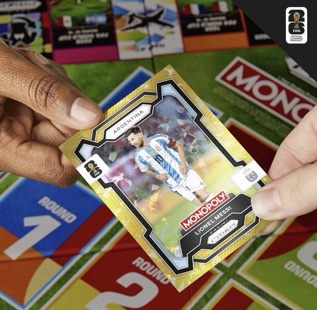 Monopoly – Panini Prizm Packs FIFA World Cup Soccer 2026 Board Game