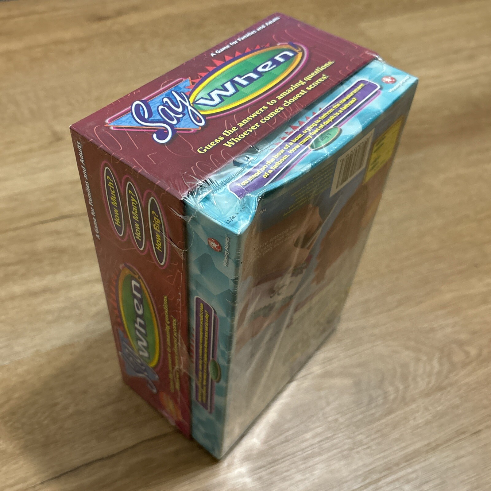1998 “Say When! A Game for Families and Adults” – New & Sealed!