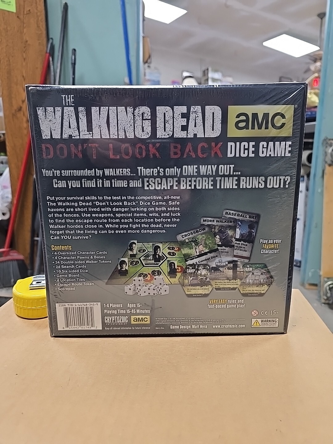 AMC’s The Walking Dead Don’t Look Back Dice Game – NEW – Cryptozoic Game Night