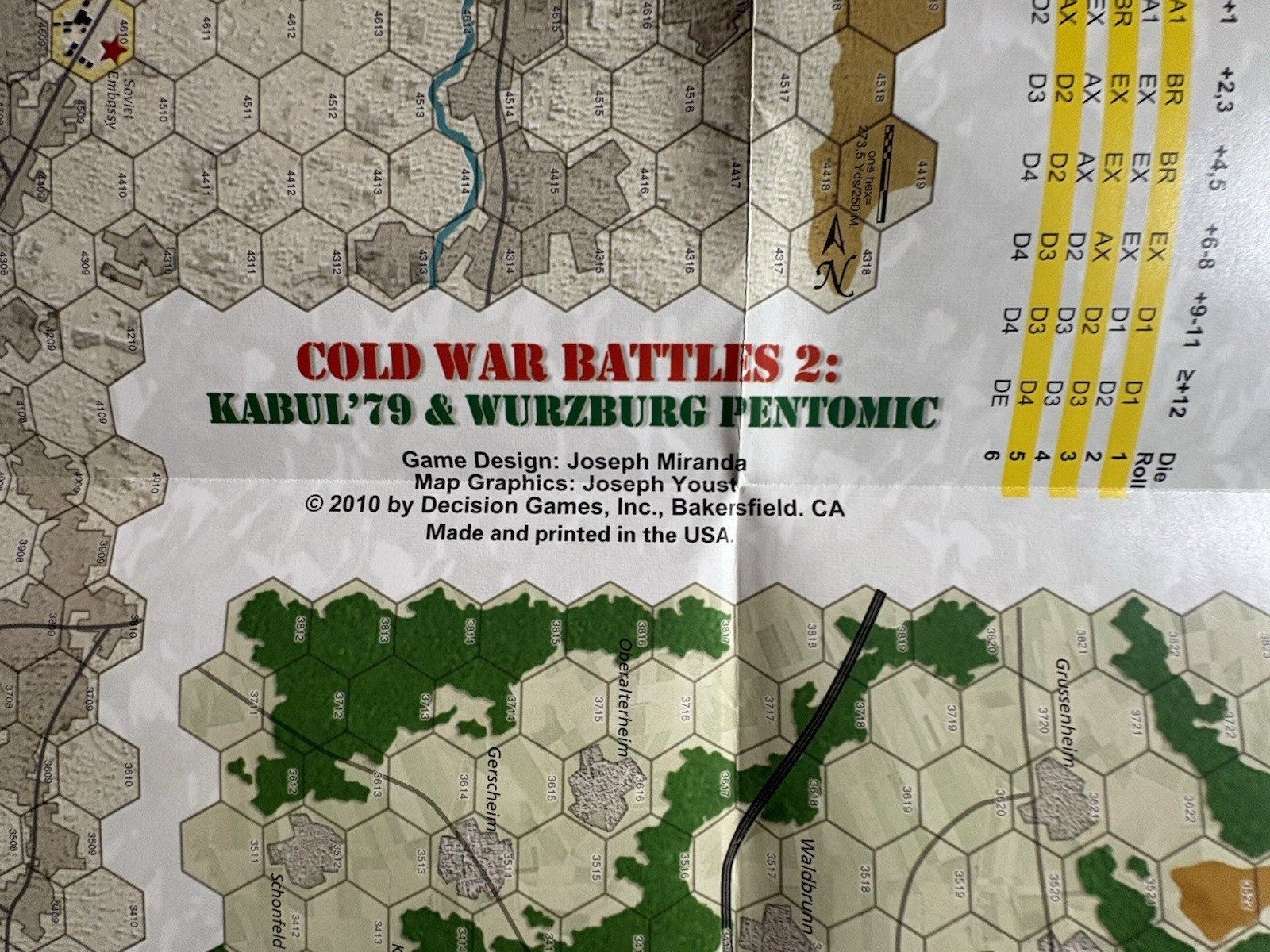 Wurzburg Pentomic and Kabul games in Strategy Tactics #263 UNPUNCHED complete