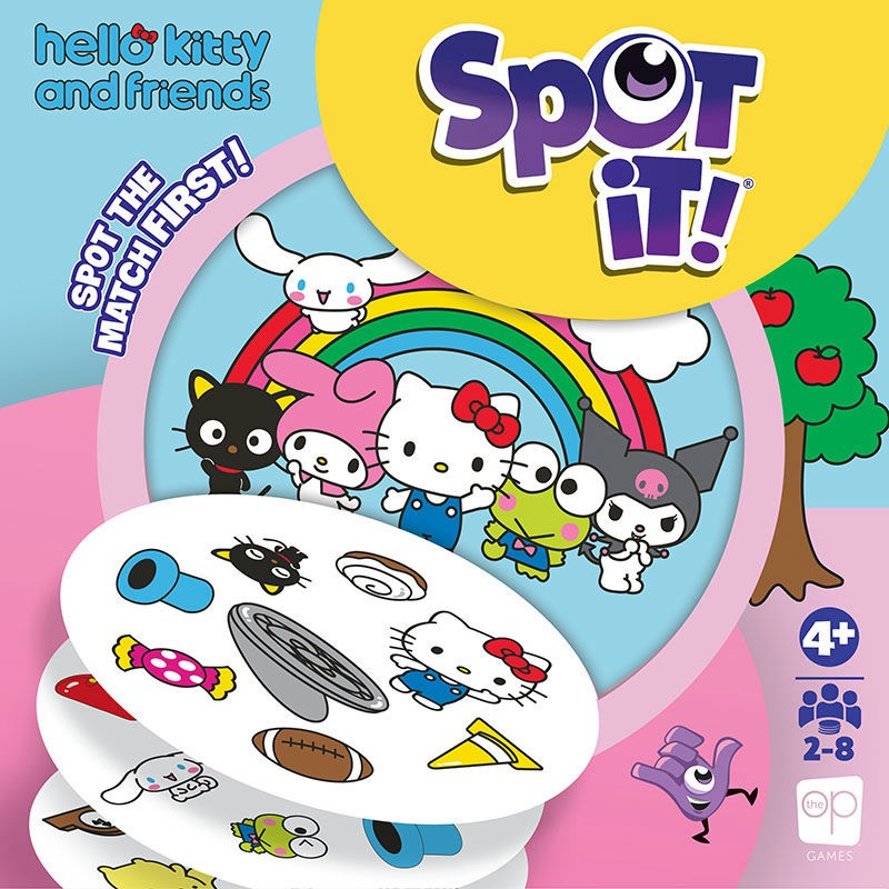 USAopoly Spot It! Hello Kitty & Friends Card Game – Fast Matching – Ages 4+