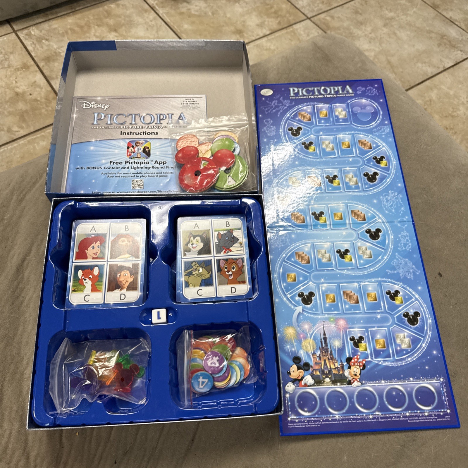 Pictopia Ultimate Picture-Trivia Family Game Disney Edition 2-6 Players
