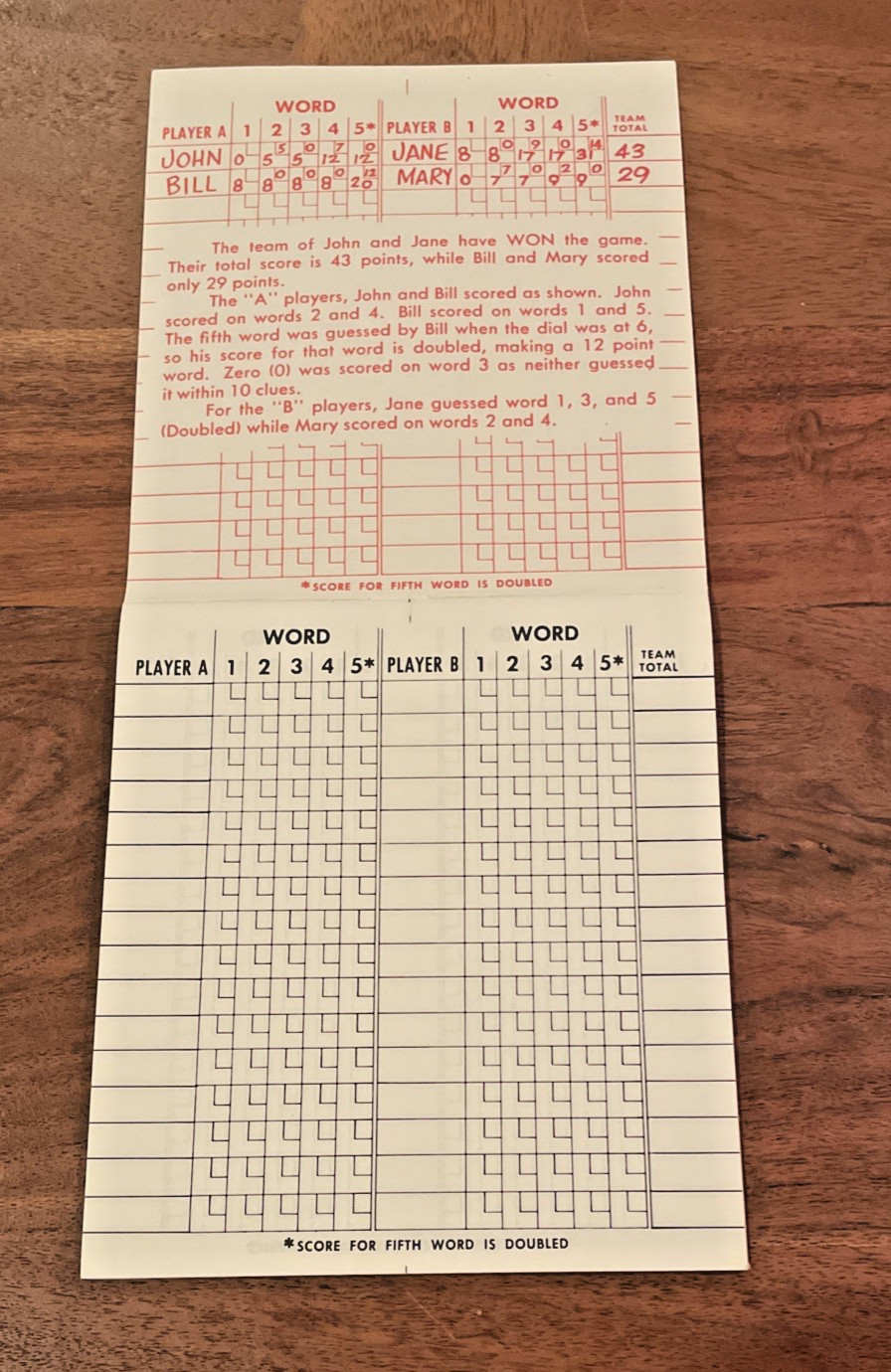Password 20th Edition Vintage 1978 Game 100% Complete! Good Condition!