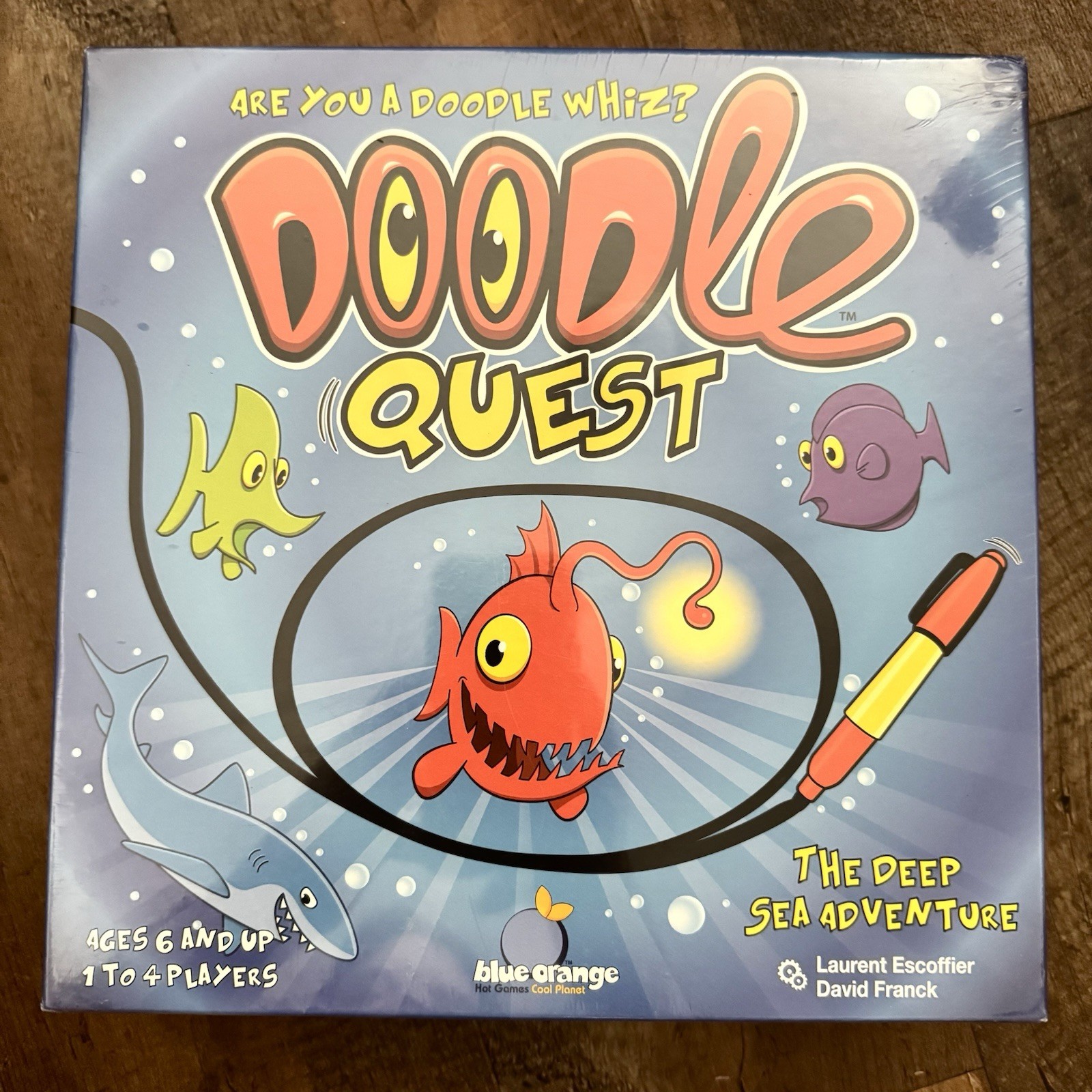 Doodle Quest: The Deep Sea Adventure board game (Blue Orange Games, 2014) NEW