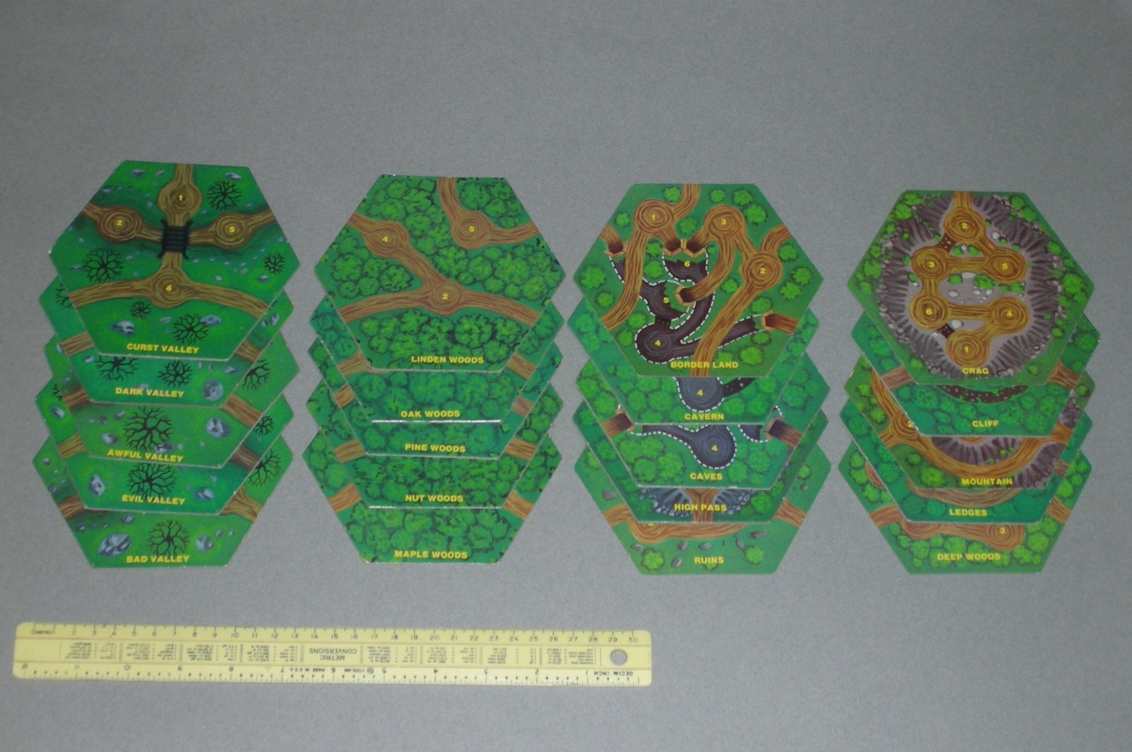 Magic Realm Board Game – First Edition Box Set – Errata and Misprints – Verified