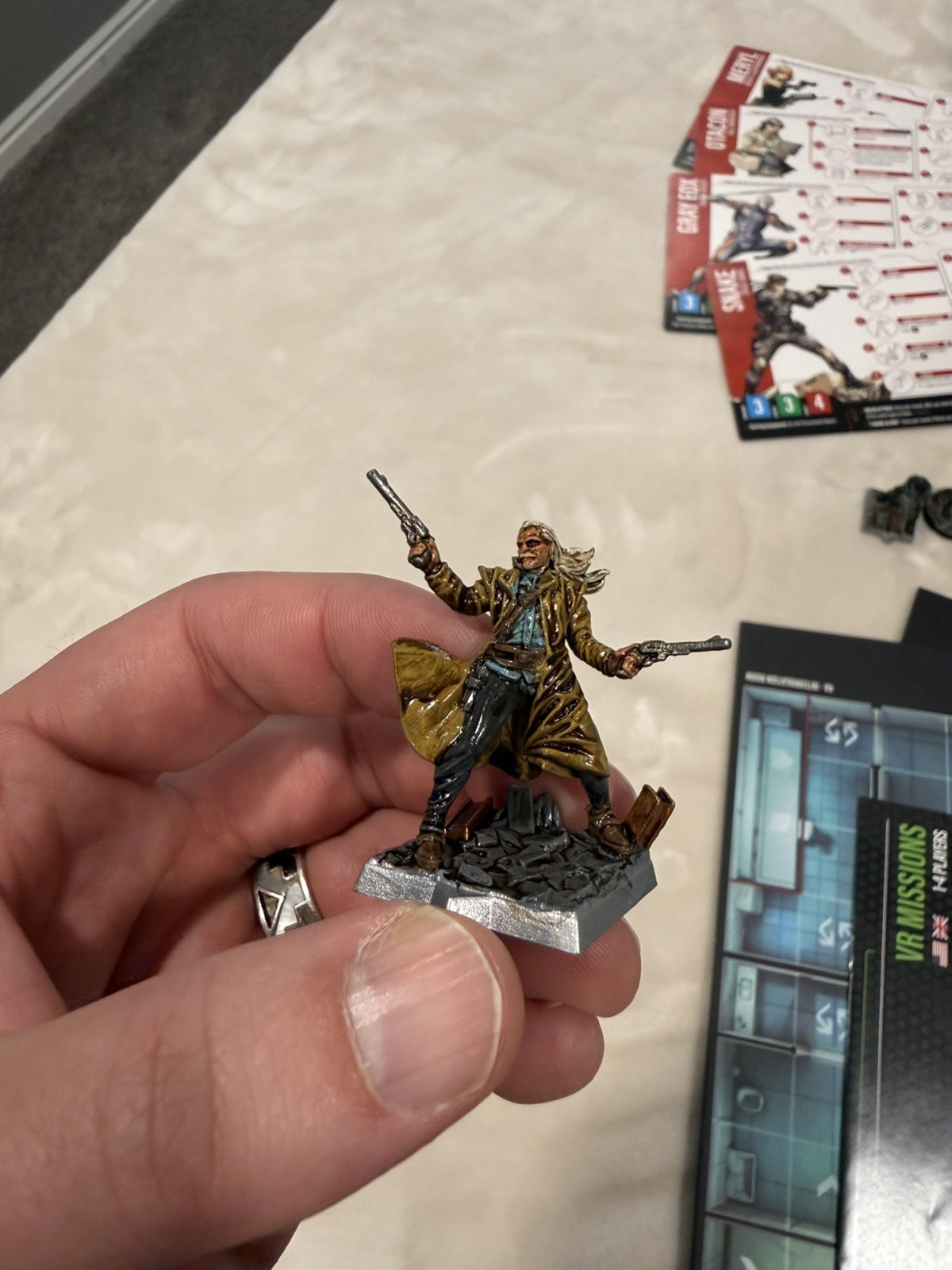 Metal Gear Solid: The Board Game Standard Edition by CMON. Painted