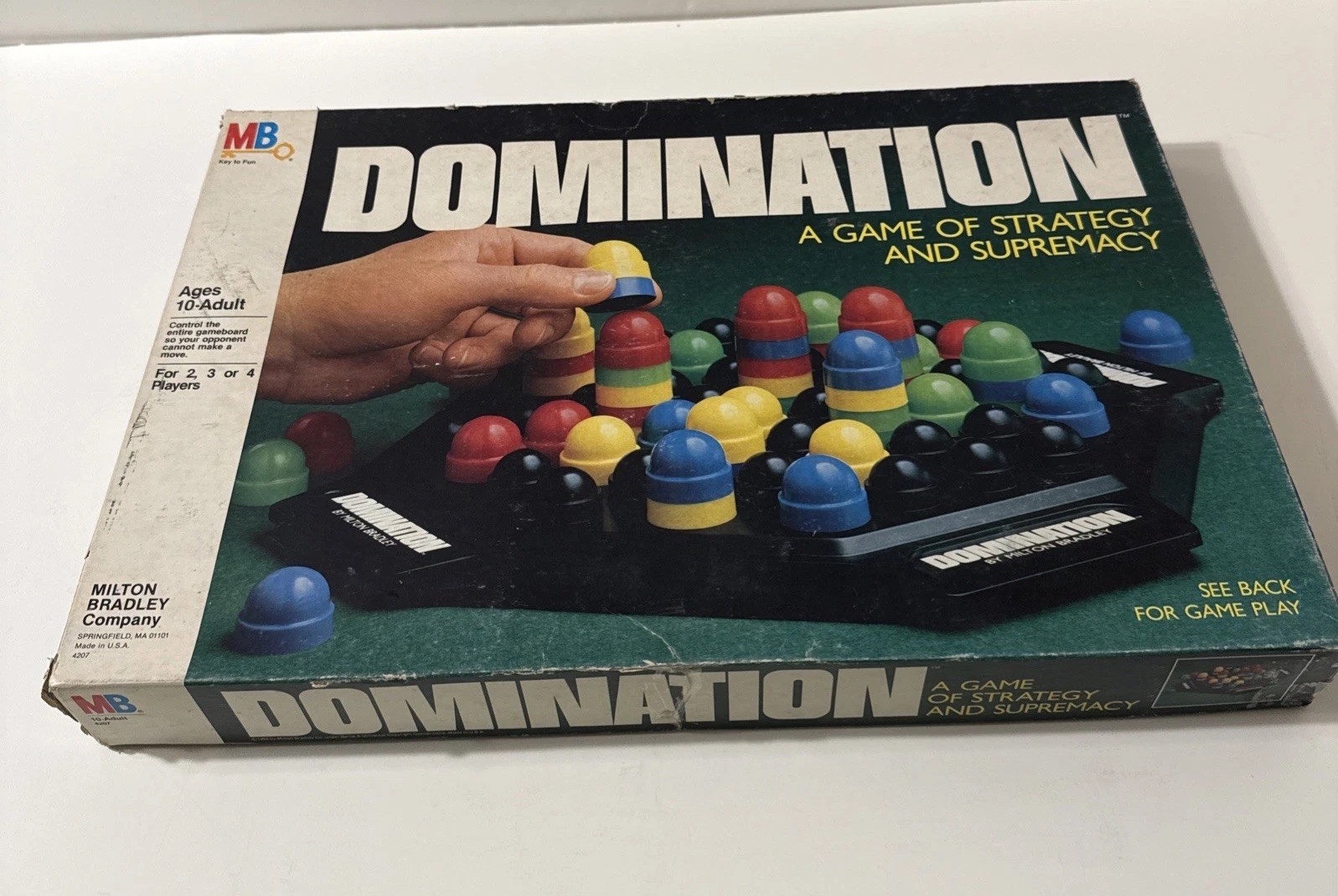 Vintage Domination Board Game by Milton Bradley – 1982 Edition – Complete!