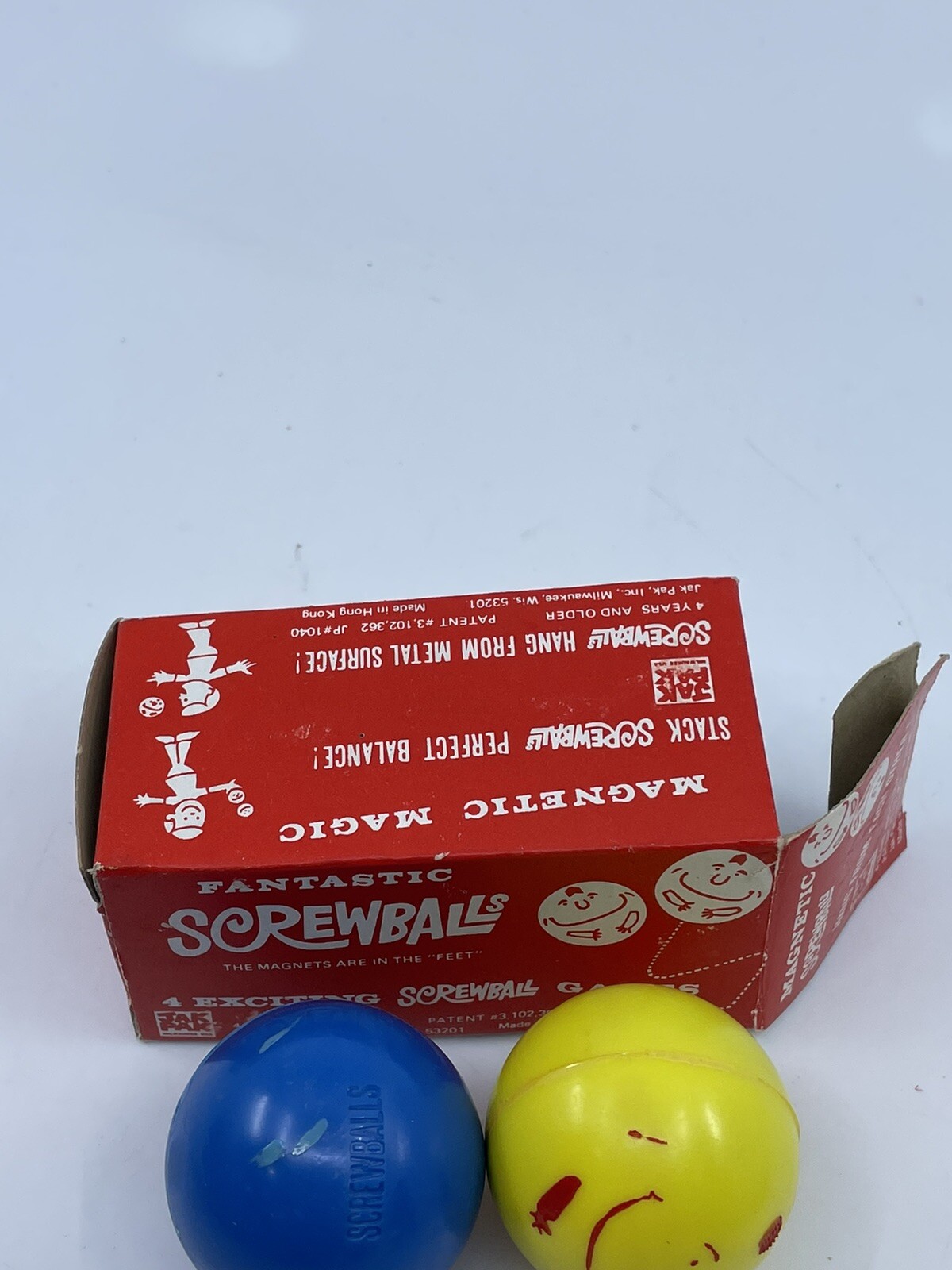 Vintage Jak Pak “Screwballs” Dexterity Game Hong Kong 1970s Retro Toy
