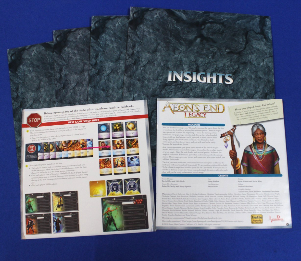 Indie Boards & Cards Aeons End 2nd Edition Expansion Accessory Kickstarter Lot