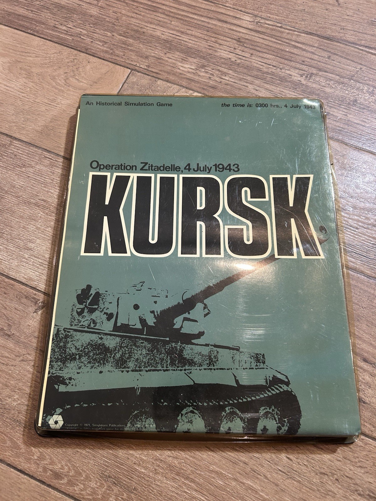 SPI Kursk Operation Zitadelle 4 July 1943 War Board Game Complete Vintage 2P