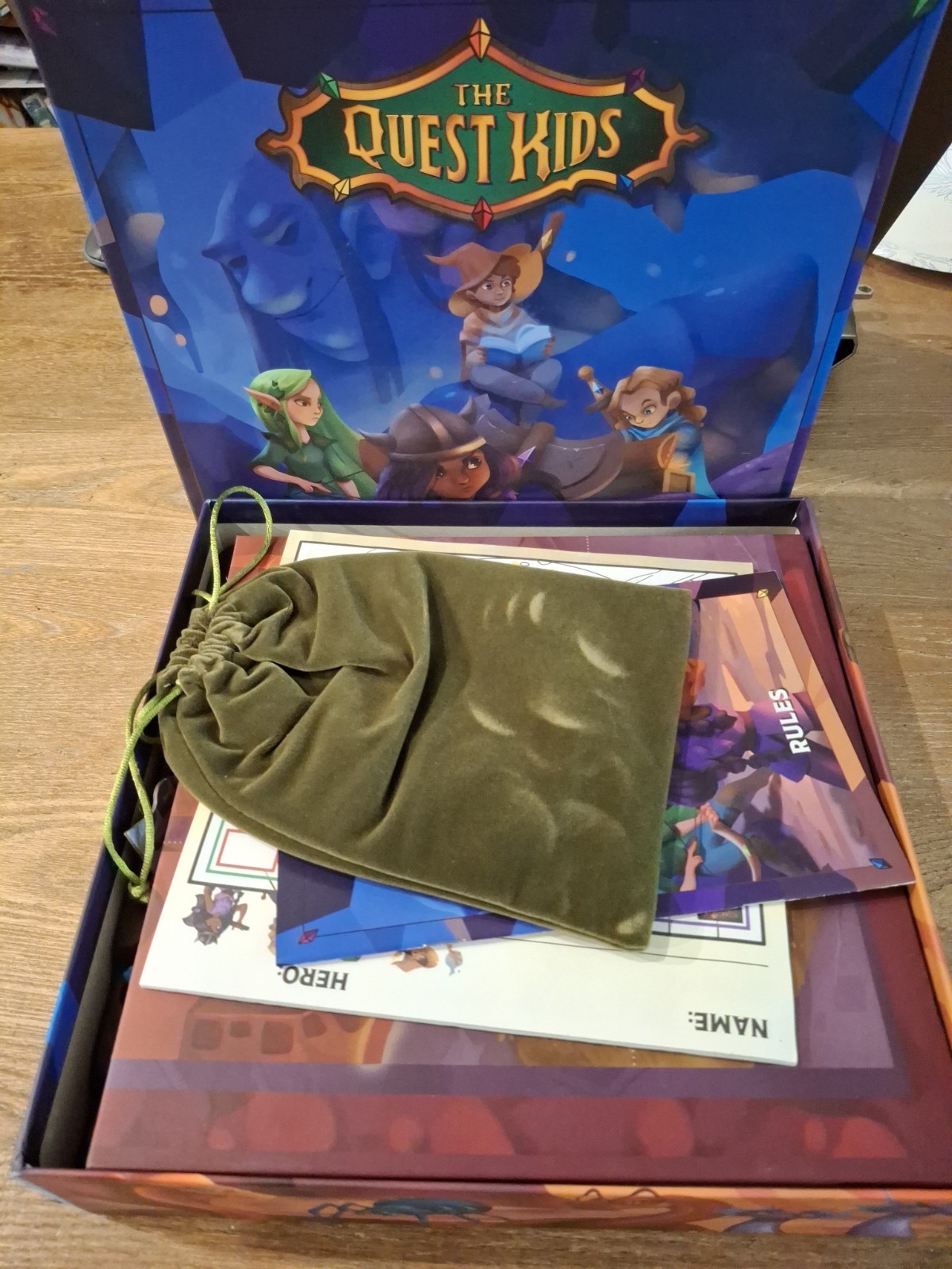 The Quest Kids Cooperative Board Game New Family Game 2 To 4 Players 100% Comple