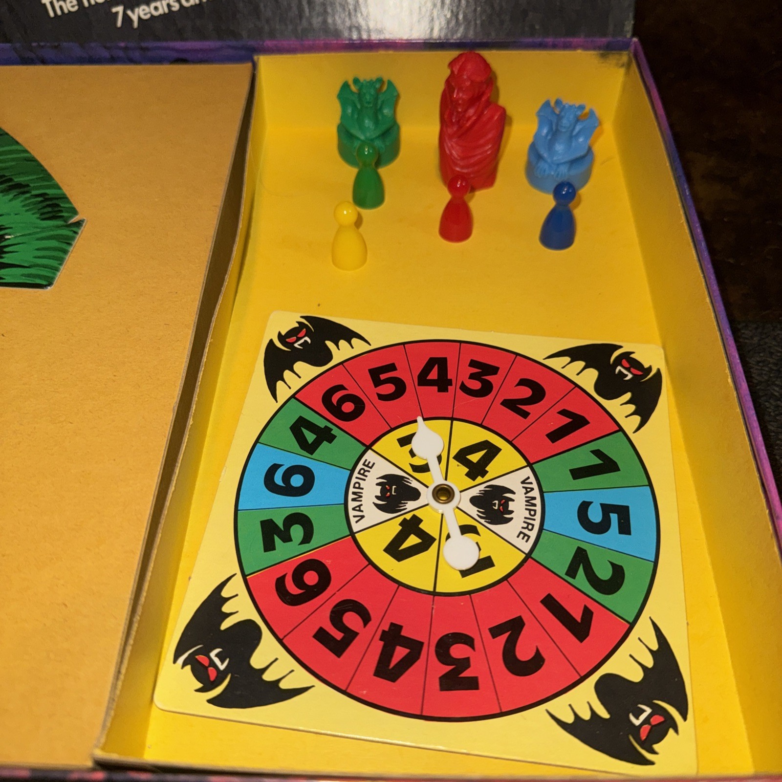 1978 Waddingtons House of Games Dracula Board Game Complete w/Instructions, Mask
