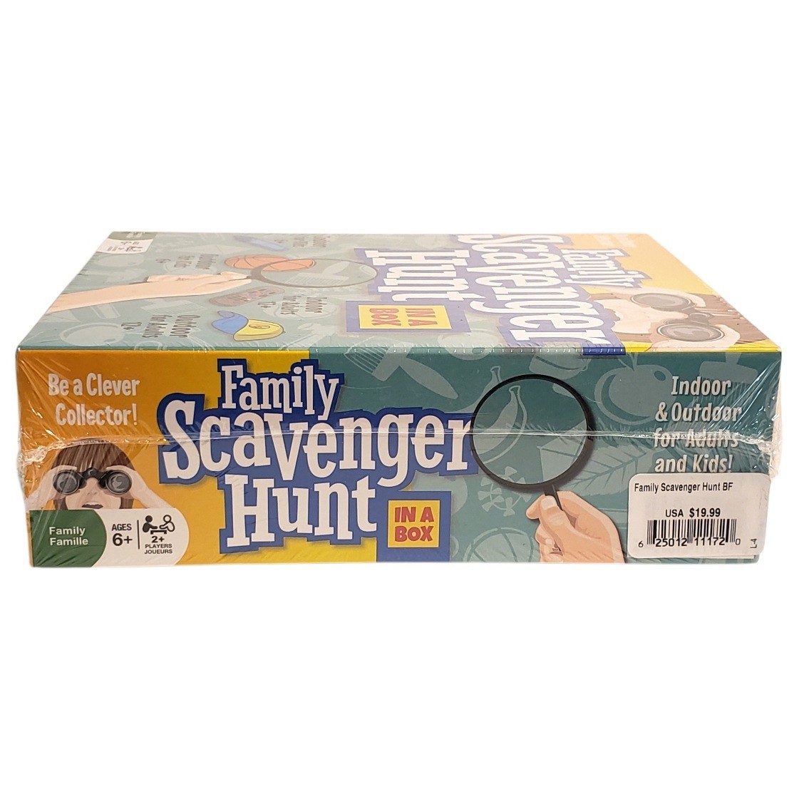 Family Scavenger Hunt In a Box Indoor Outdoor Game Ages 6+ Family Fun New Sealed