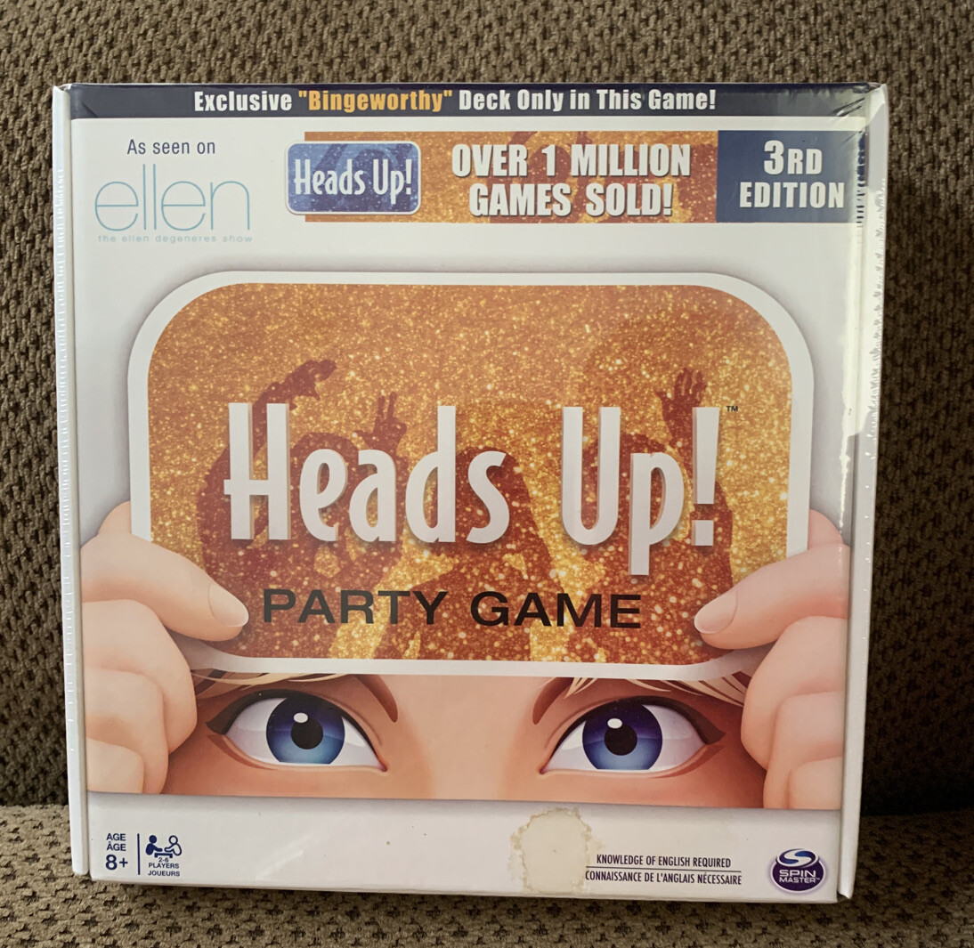 New Heads Up! Party Game 3rd Edition As Seen on the Ellen Degeneres Check Pic