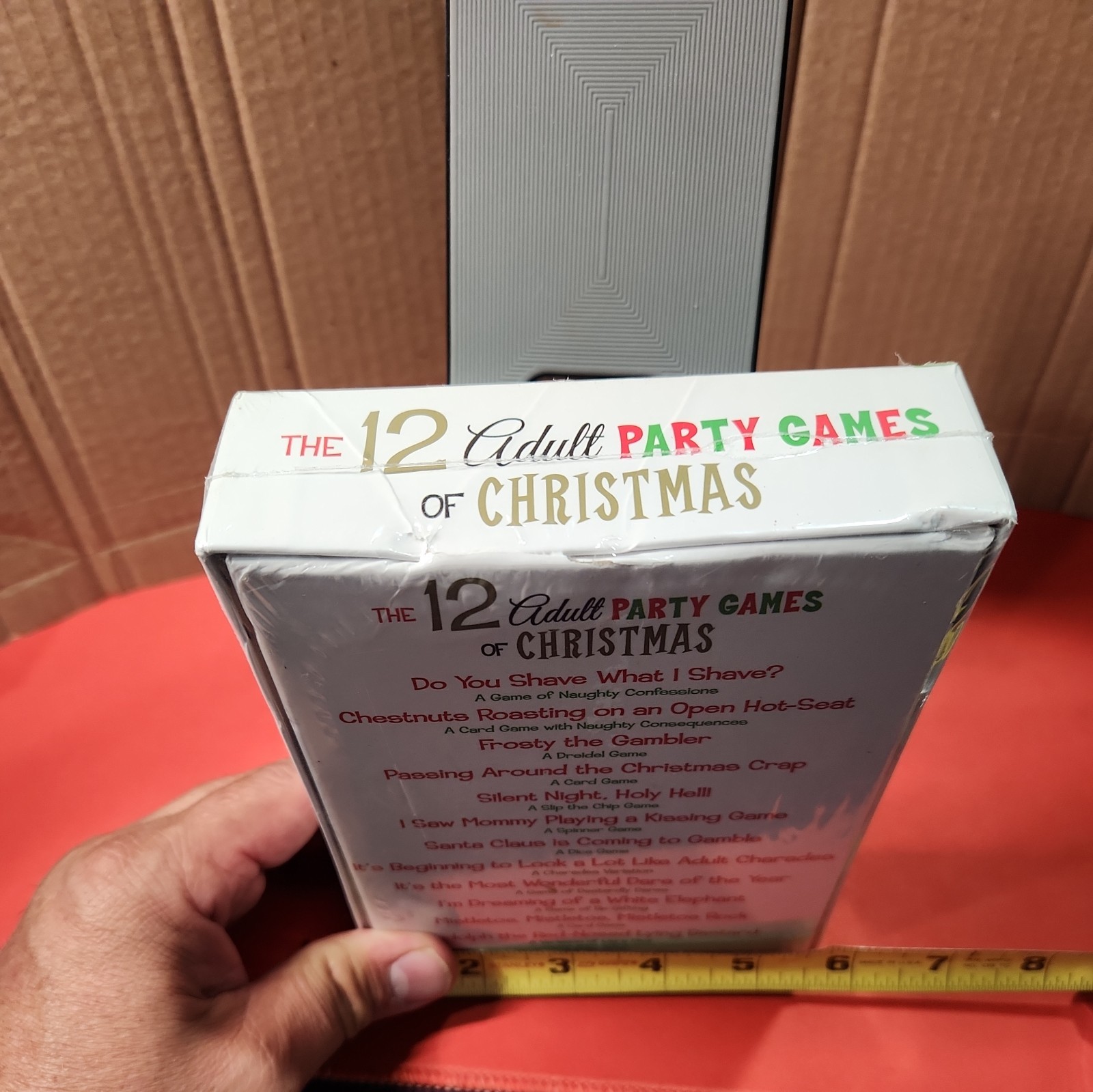 The 12 Drinking Games of Christmas Adult Holiday Party Game Xmas New Year’s Eve
