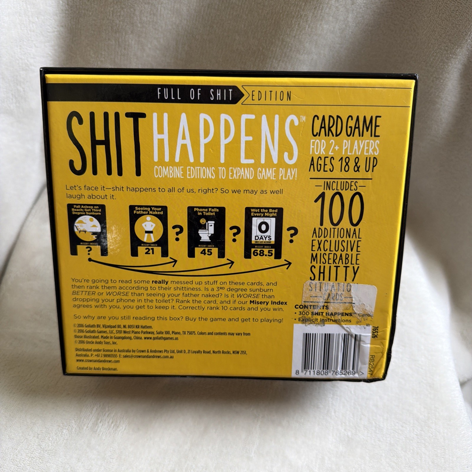 Sh!t Happens: Full Of Sh!t Edition 2016 Adult Card Game