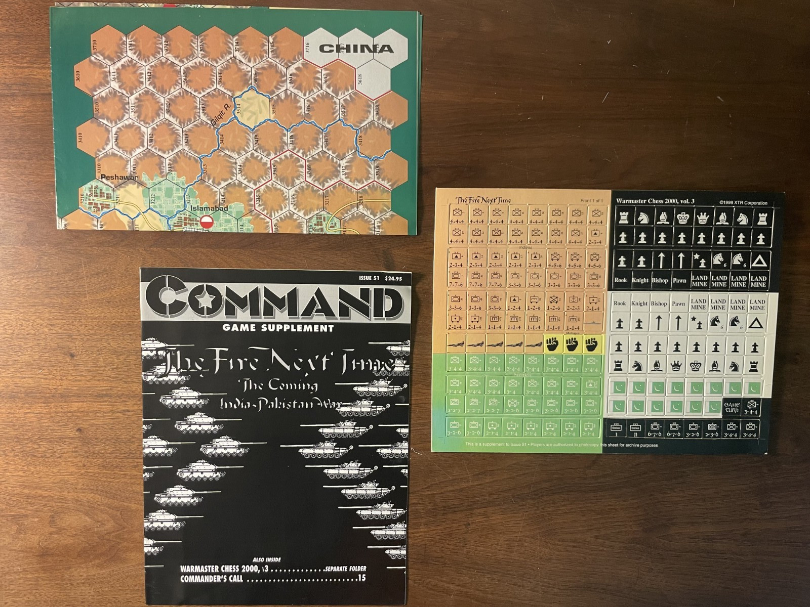 LOT OF 5 Command Magazine Games Issues #50, #51, #52, #53, #54 UNPUNCHED, No Mag