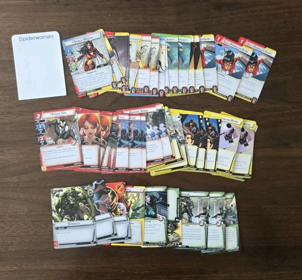 Marvel Champions The Rise Of Red Skull Campaign Set Complete, CARDS ONLY