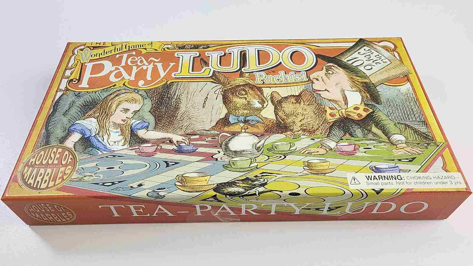 Tea Party LUDO Or Pachisi Game House Of Marbles England