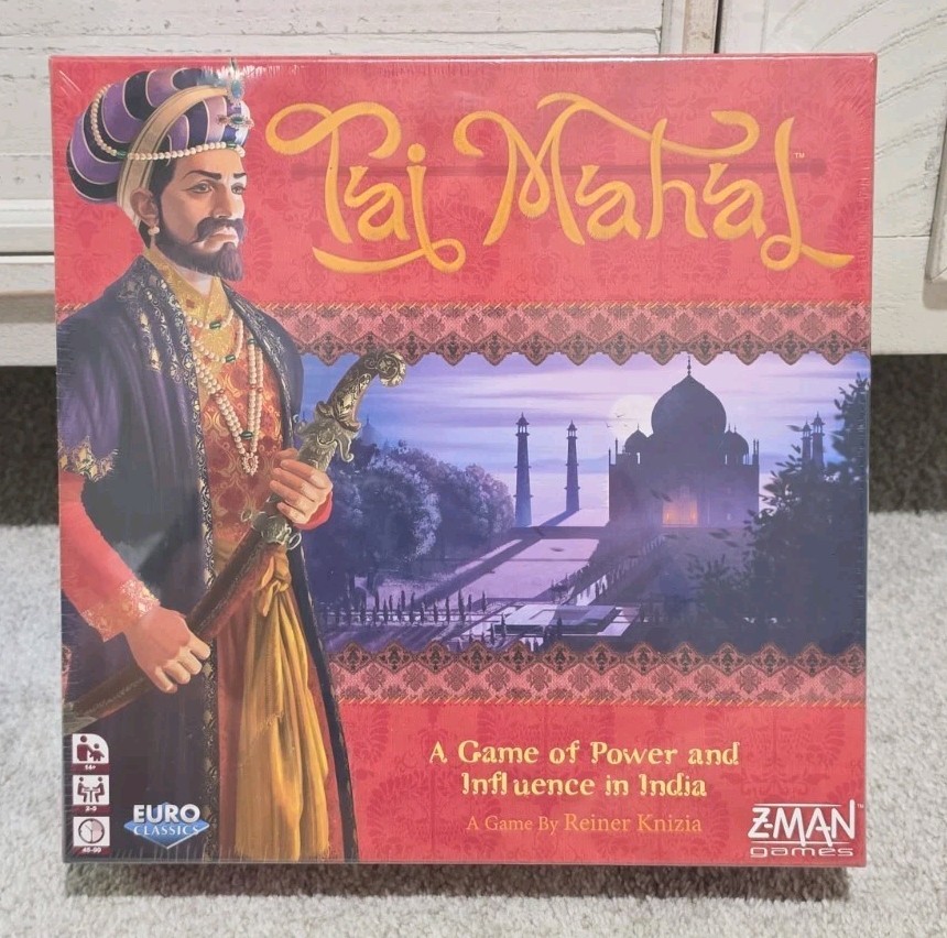 NEW SEALED Taj Mahal Board Game Reiner Knizia Z-Man Games 2018