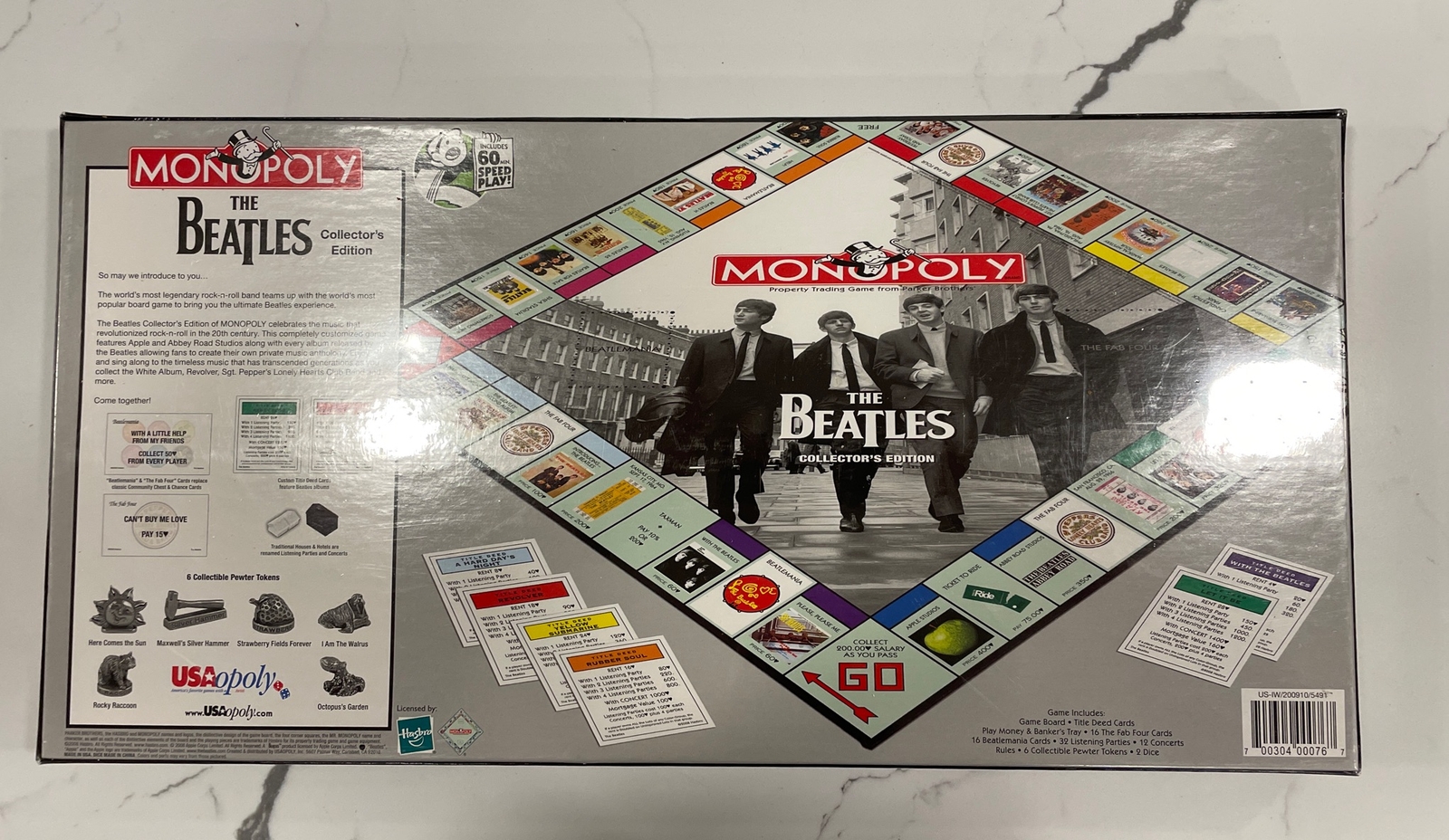 Hasbro Monopoly The Beatles Collector’s Edition Game: New, Factory Sealed 2008