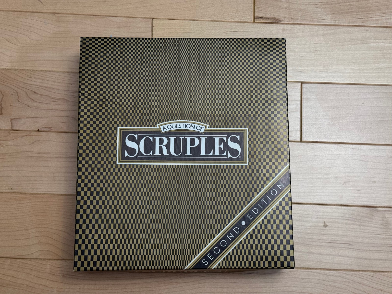 Scruples Game Factory Sealed First Edition, Unsealed Second Edition (1986, 1987)