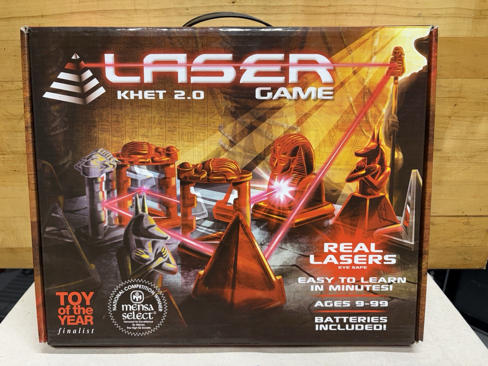 LASER Board Game Khet 2.0 Strategy Mensa Select Toy of the Year Complete