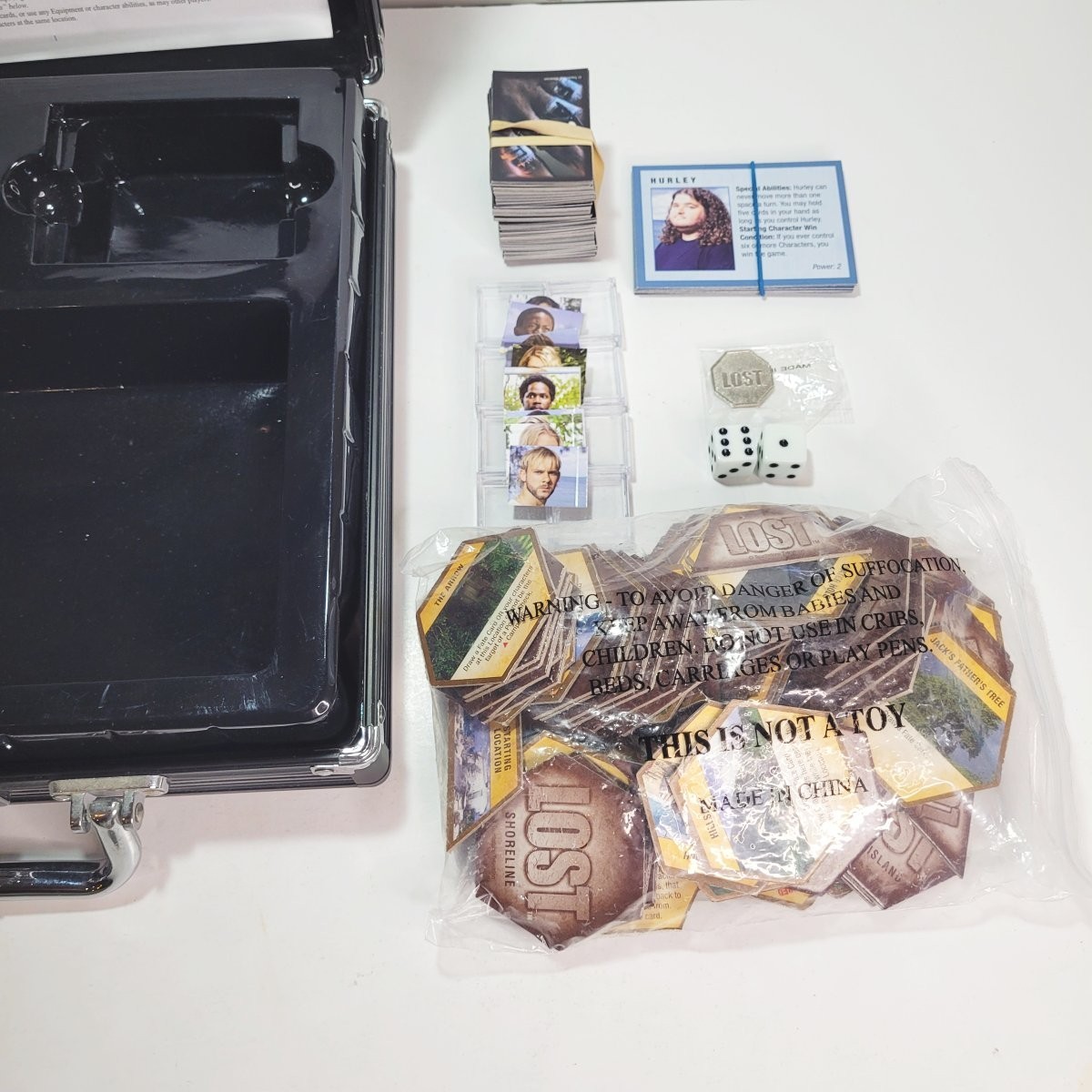 LOST The Board Game TV Series Collectors Edition Aluminum Briefcase Complete