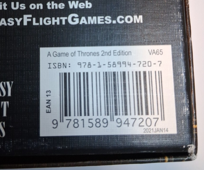 A Game of Thrones: The Board Game 2nd Ed. Fantasy Flight Complete 3-6 Players