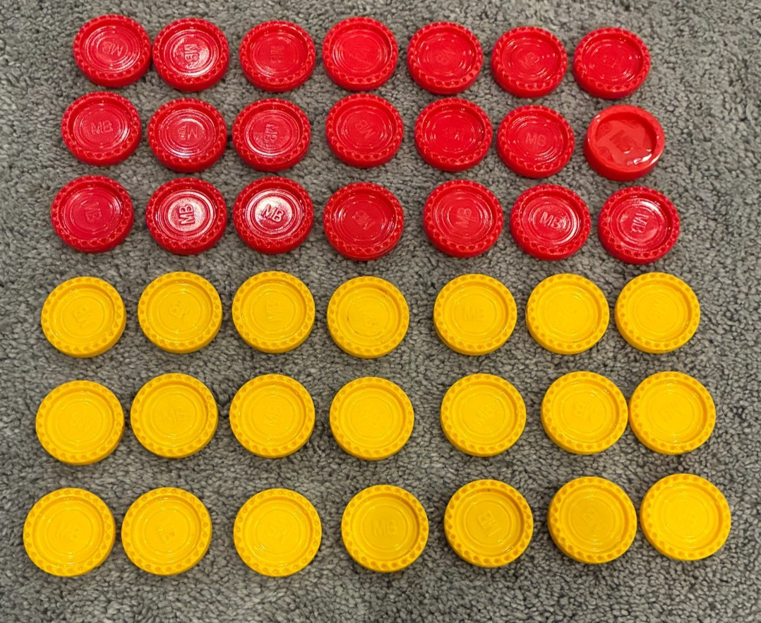 MB Spellen Vier Op’n Rij – Dutch Connect Four Milton Bradley – 100% COMPLETE!