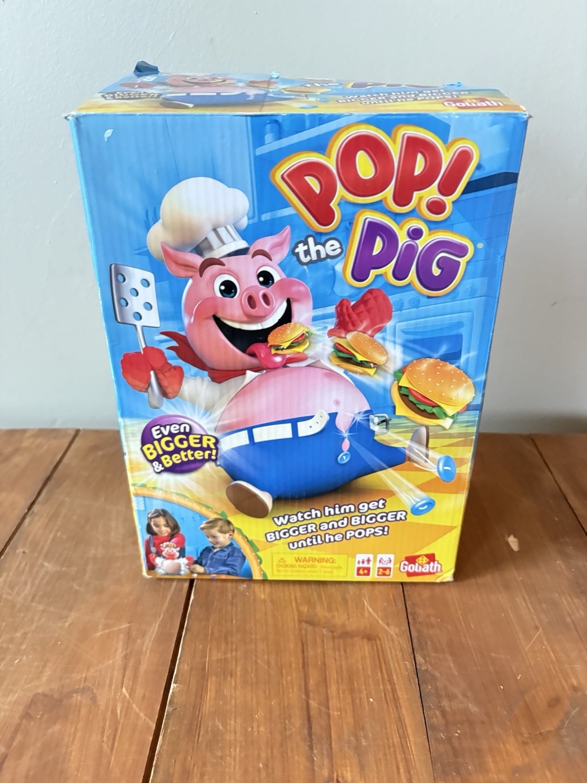 Pop The Pig Kids Game by Goliath 2-6 Players Pre-School Ages 4+ No Instructions