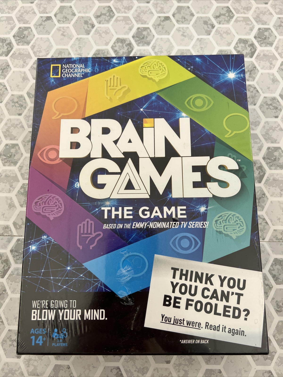 National Geographic Brain Games | The Game NEW Sealed Mind Game Smarter Sharper