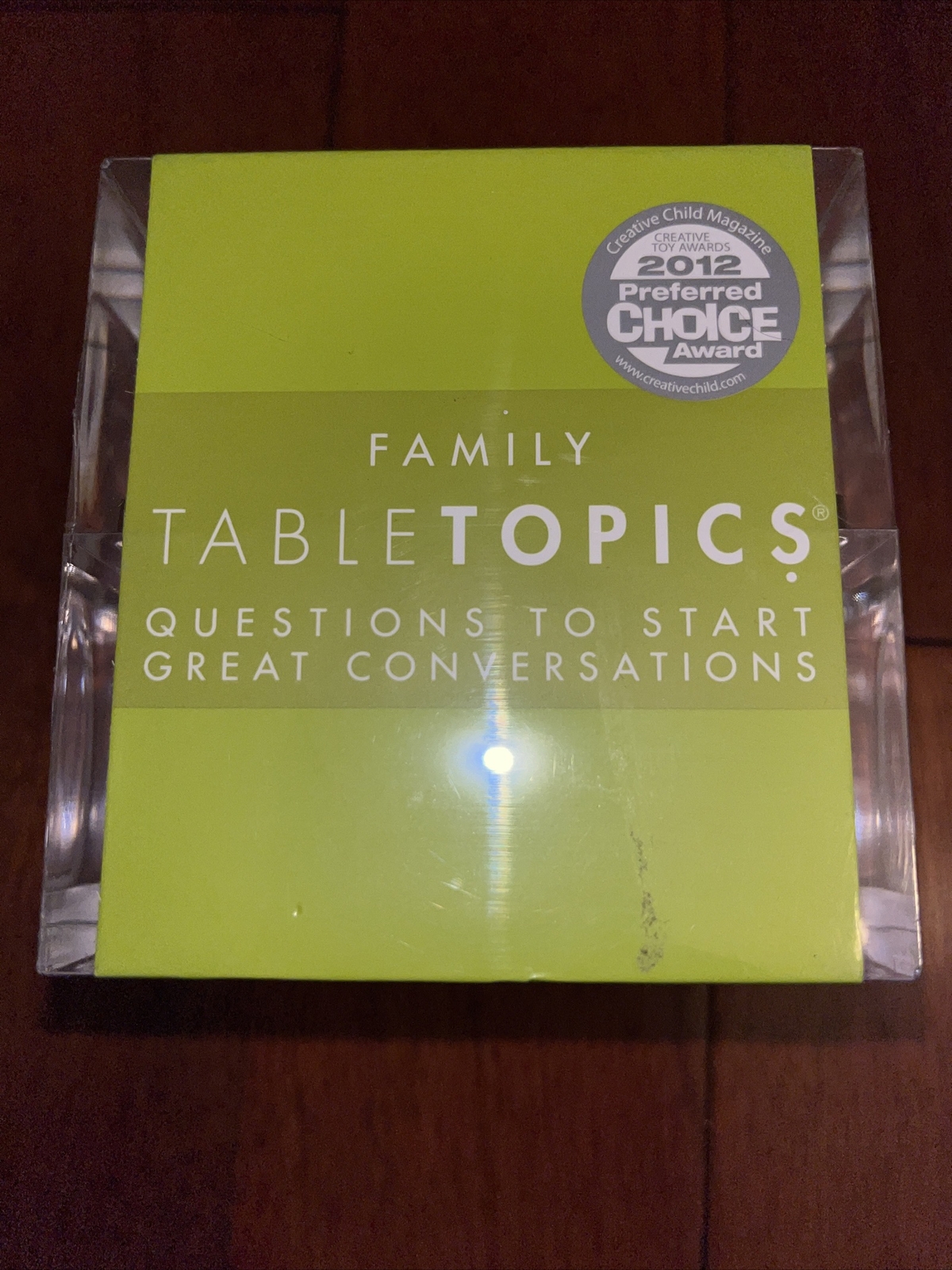 “Table Topics” Family Edition Game Questions to Start Great Conversations-H