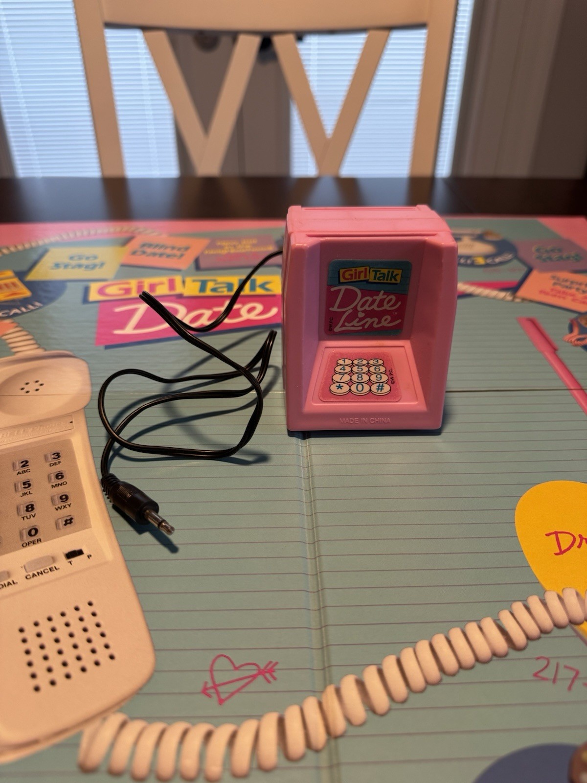Golden Girl Talk Date Line Talking Dating Board Game Vintage 1989 Ages 10+ 4251
