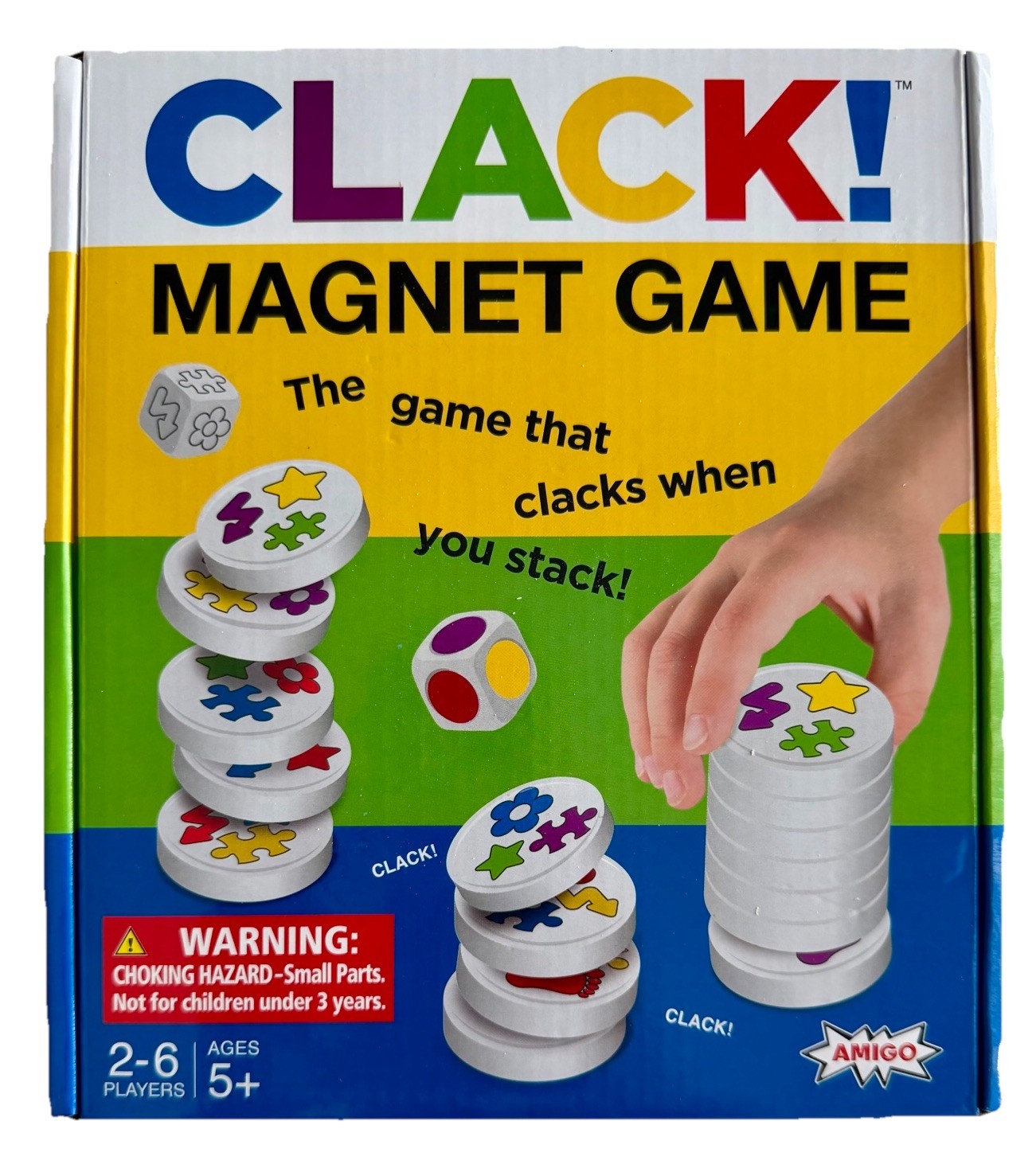 Amigo Clack! Magnet Game Magnetic Children’s Stacking Game 2-6 Players 2019
