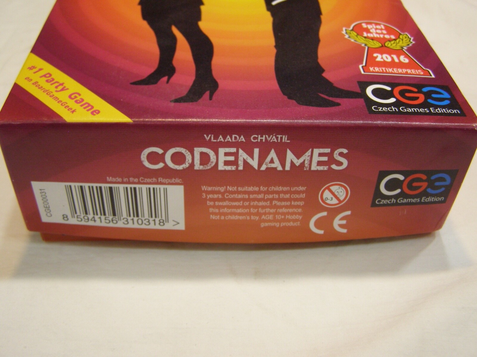 Vlaada Chv’atil CODENAMES Codenames Party Game Czech Republic Made