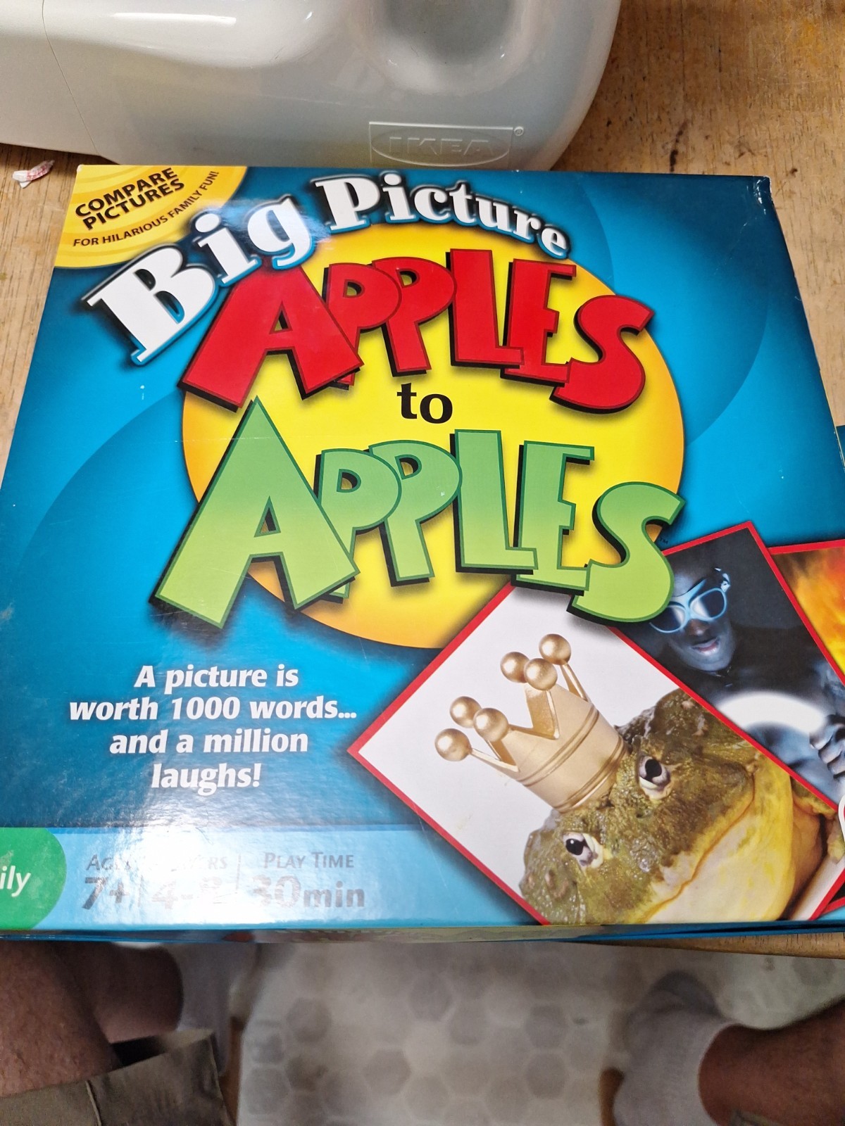 Apples to Apples Big Picture Game Mattel 2013 BGG17 Cards Family Party Complete