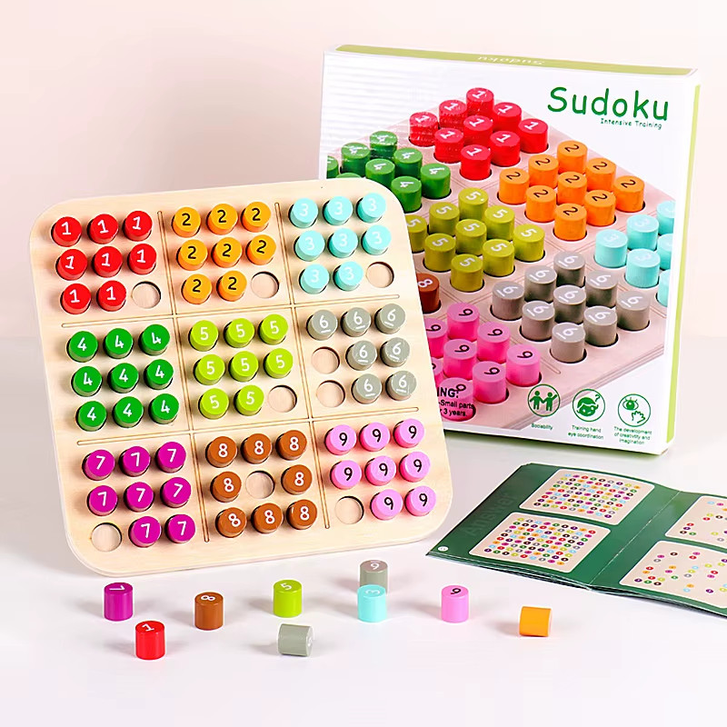 Kids Sudoku Games Chess Toys Cognitive Color Digital Board Party Games Education