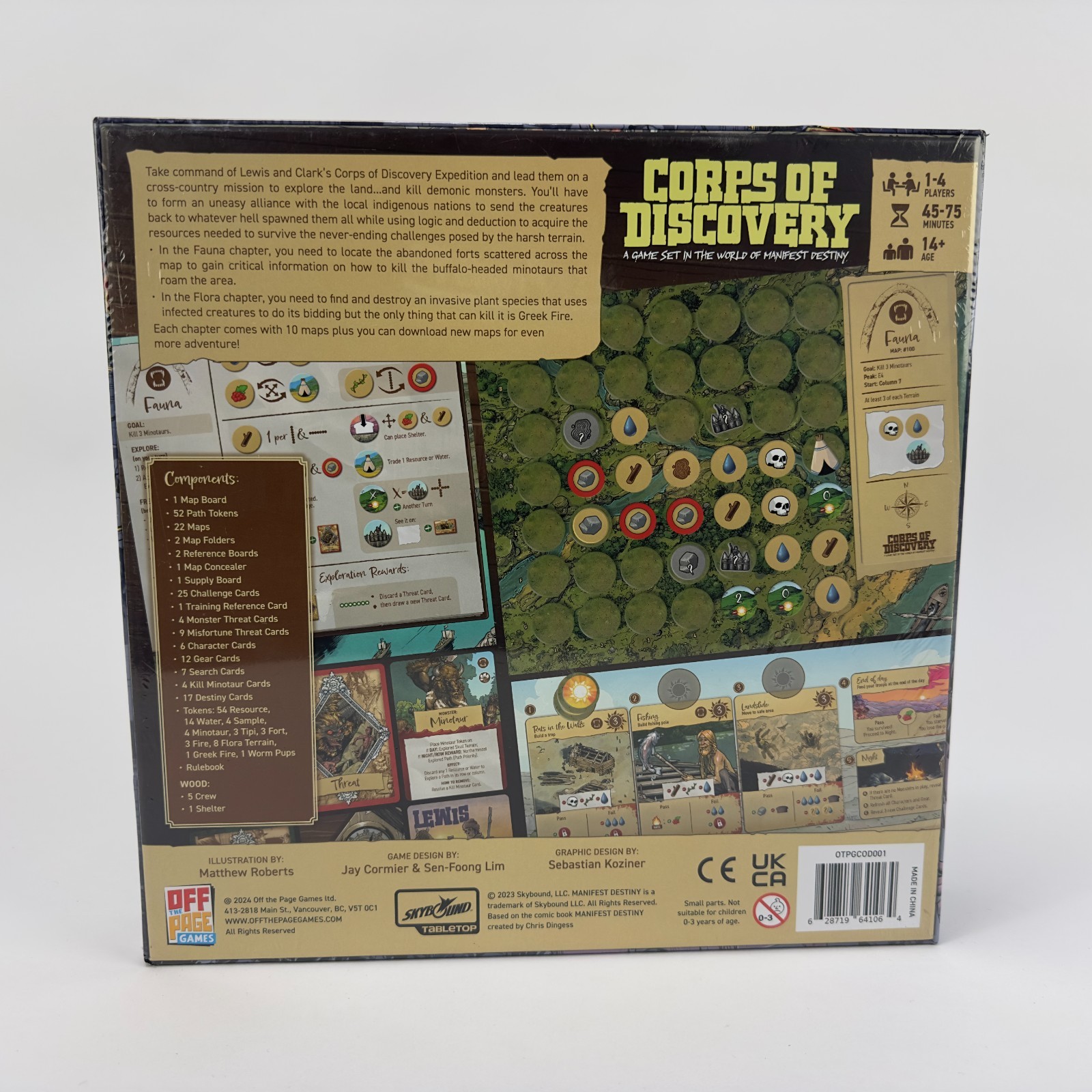 New Factory Sealed ‘Corps of Discovery’ Board Game in Damaged Box | Off The Page