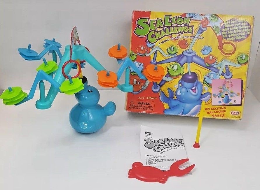 Sea Lion Challenge Balancing Game 2006 Talentoy Rare HTF