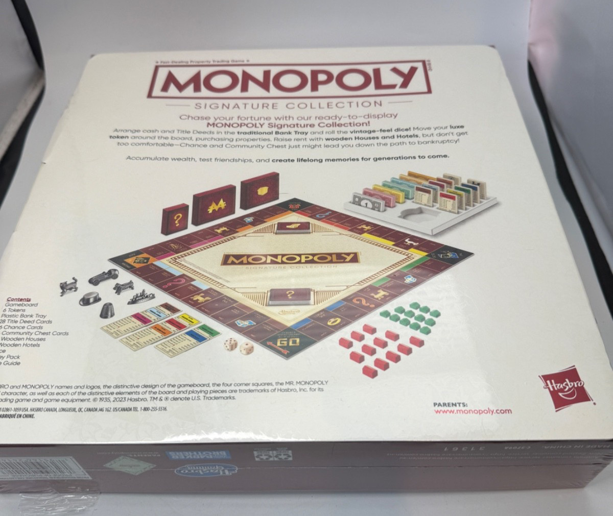 Monopoly Signature Collection Board Game Hasbro Luxury Edition New, sealed