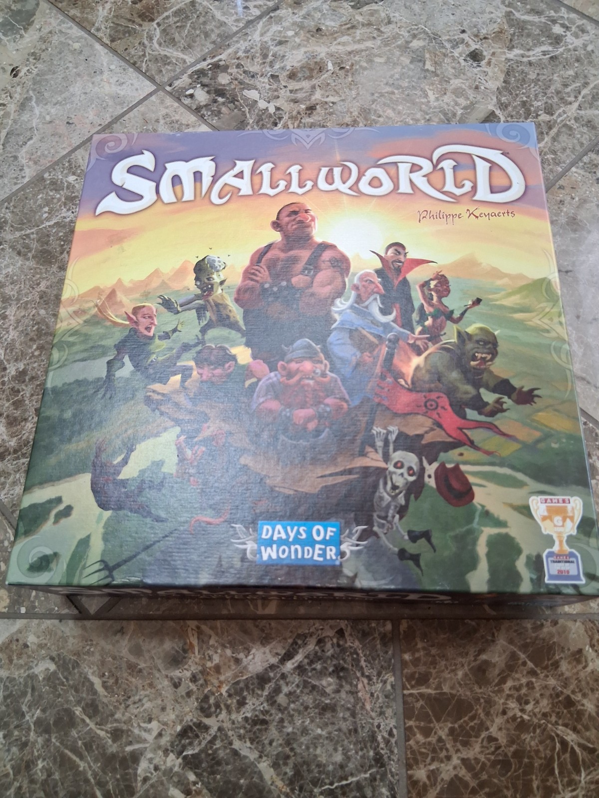 SMALL WORLD Board Game By Fantasy Philippe Keyaerts Days of Wonder EXCELLENT!